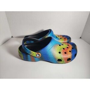 Crocs Classic Tye Dye Spray Dye Clogs Shoes Men's Size 11 New with Tags NWT